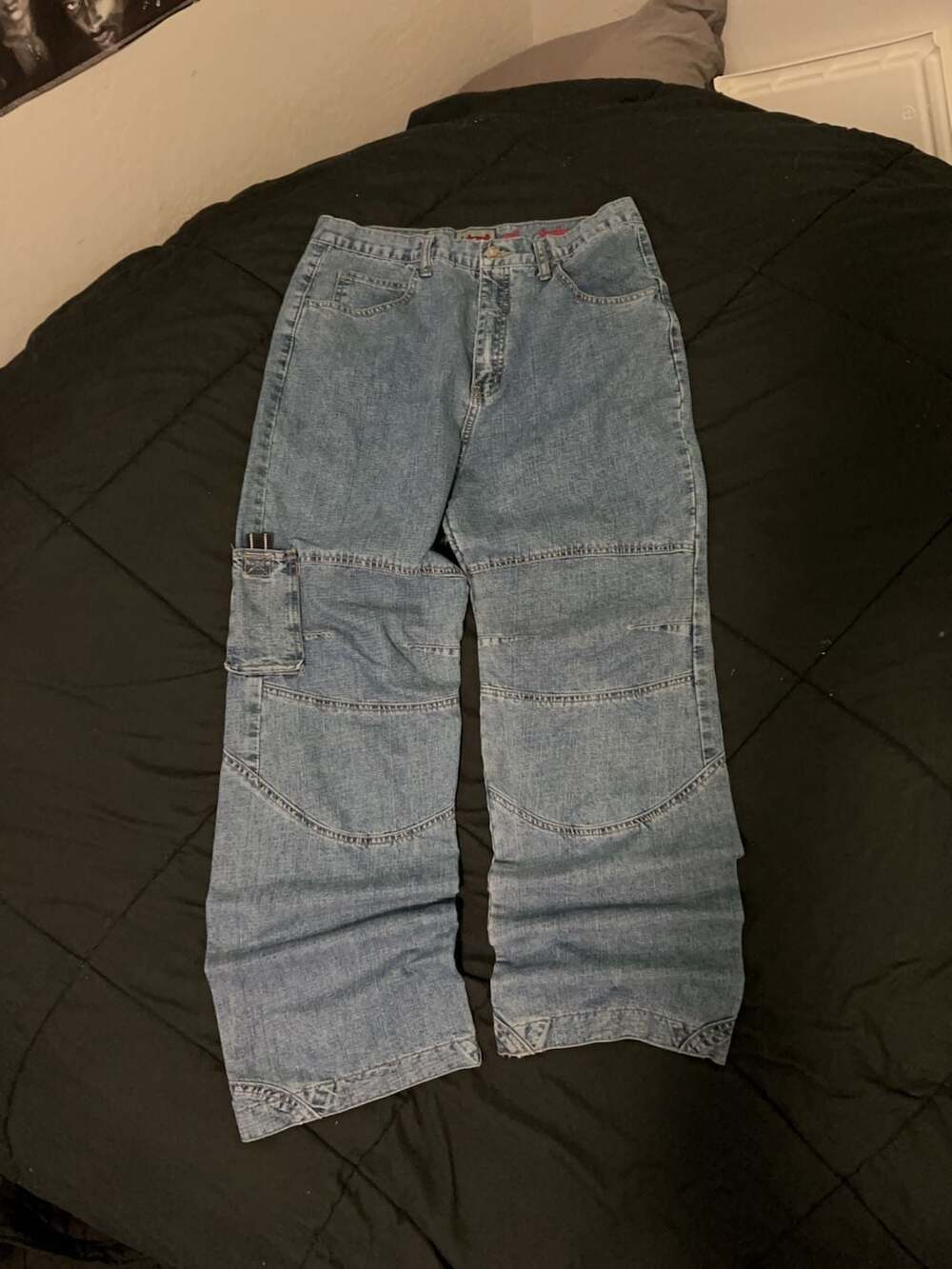 IDPDT Super Baggy Cargo Jeans Size S